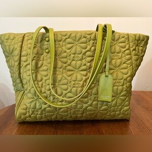 Kate Spade Olive Quilted Tote